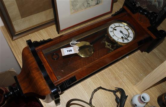 A walnut Vienna regulator